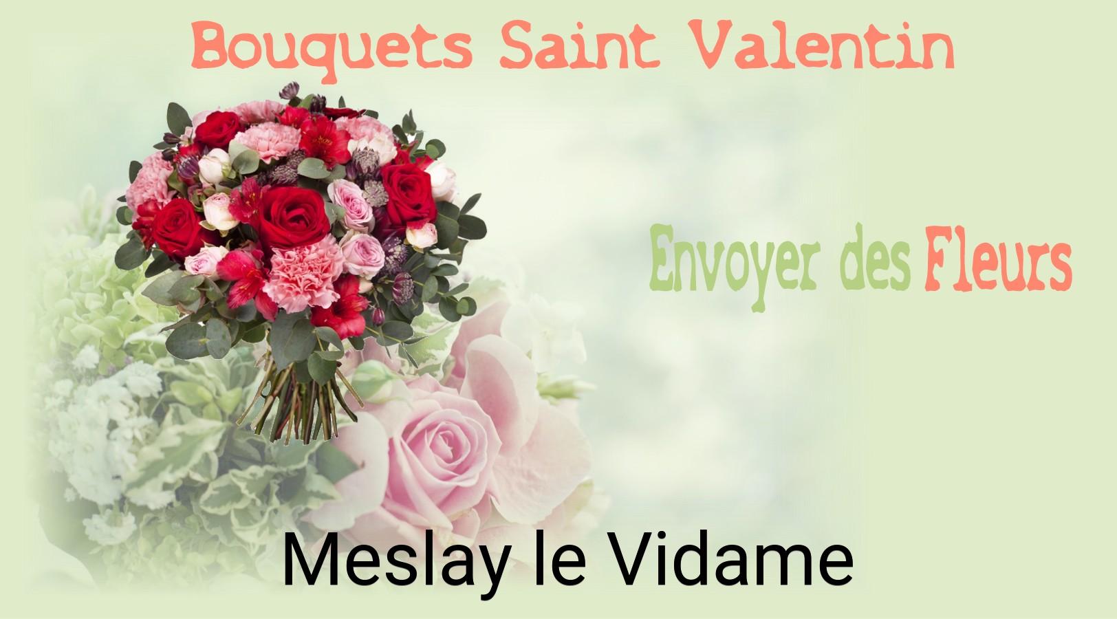 Roses de Saint-Valentin livrées à Meslay-le-Vidame
